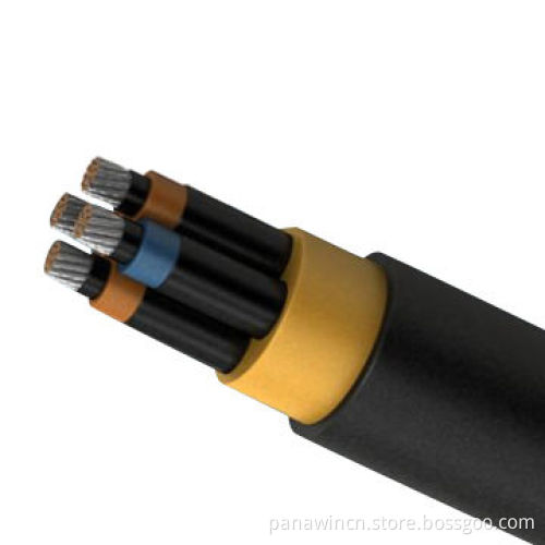 Torsion Resistant Cable with Insulation and Outer Sheath, in Halogen-free Rubber